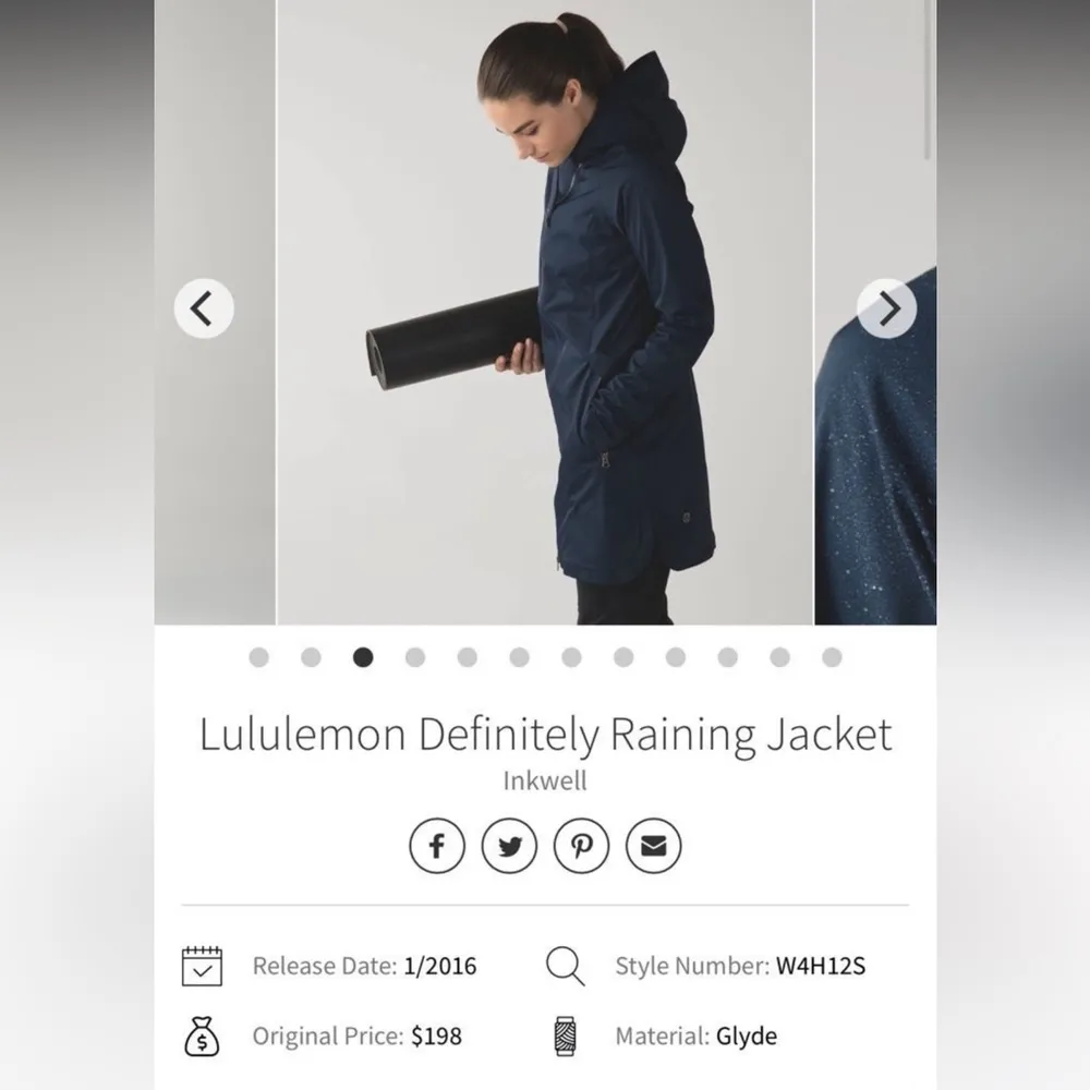 Lululemon Definitely Raining Jacket - Image 11