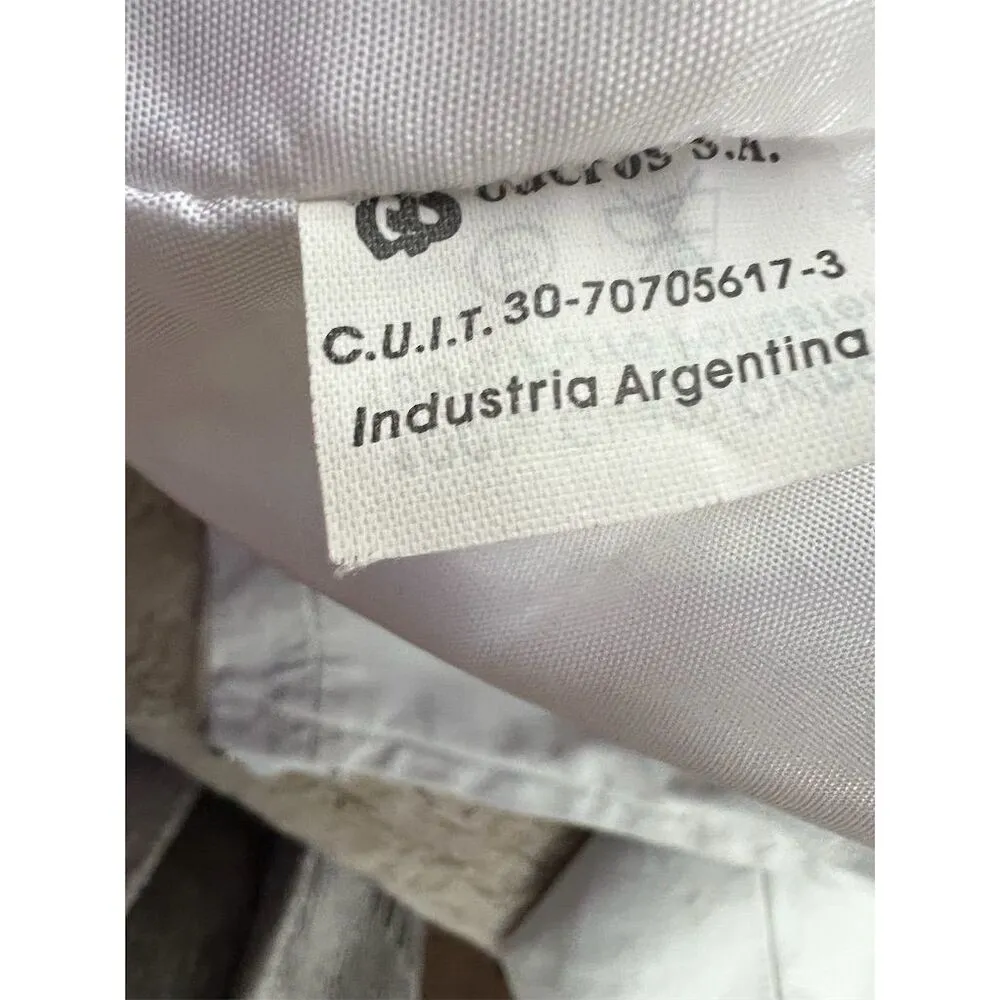 Women's White Leather Jacket Size 44 Classic Elegant Design - Image 10