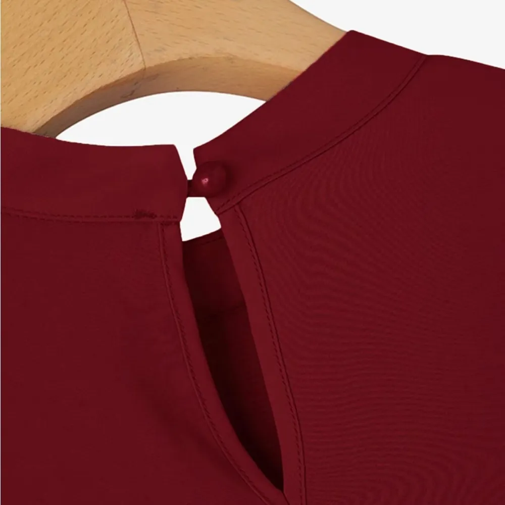 Zanzea Elegant Red Women's Top - Image 7