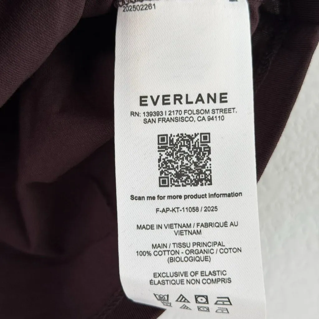 Everlane The Box Cut Tee in Essential Cotton in Dark Chocolate, Size X-Small - Image 7