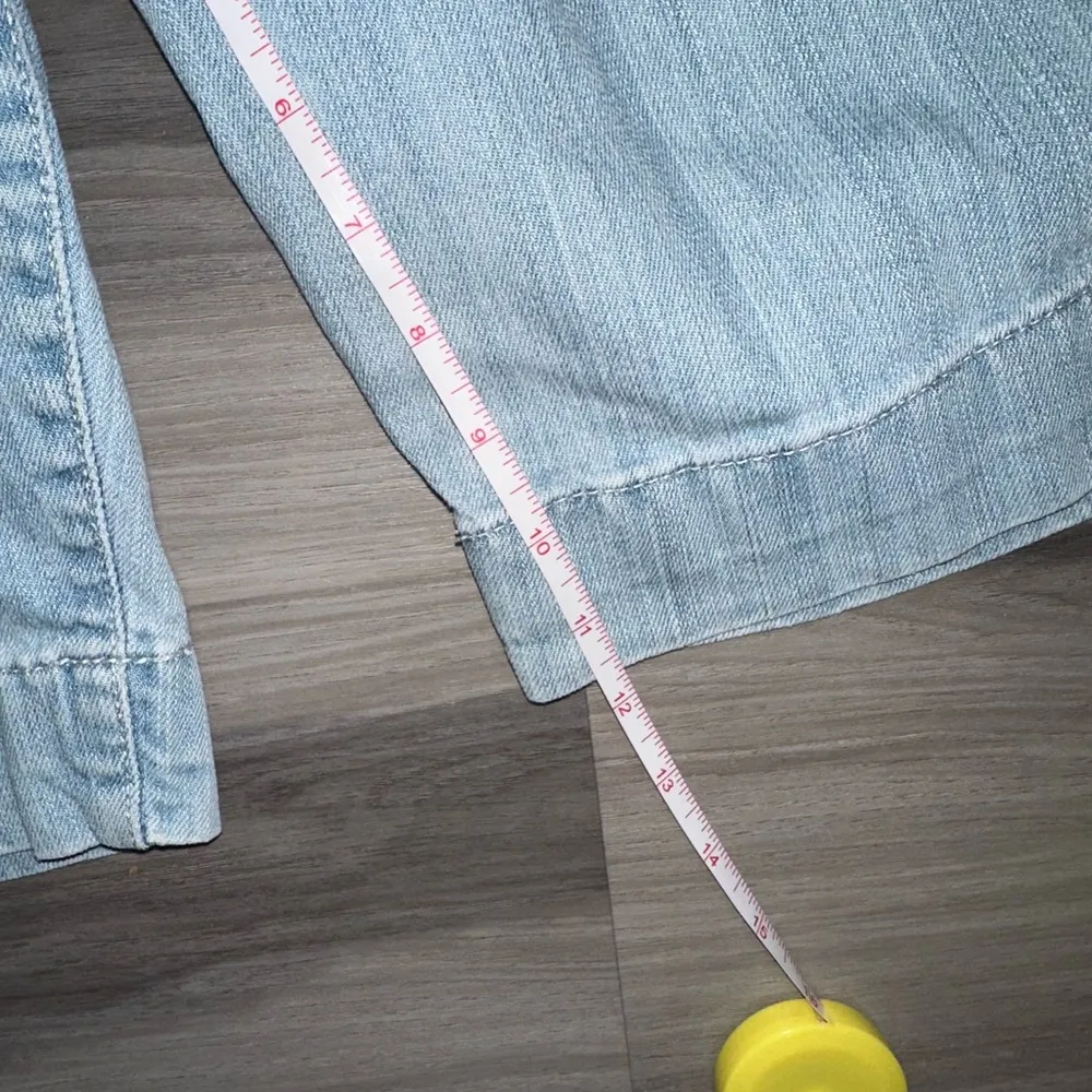 Vintage 90s Levi Strauss & Co Women’s Signature Cotton Stretch Jean Shorts Sz 10 Blue - Image 10