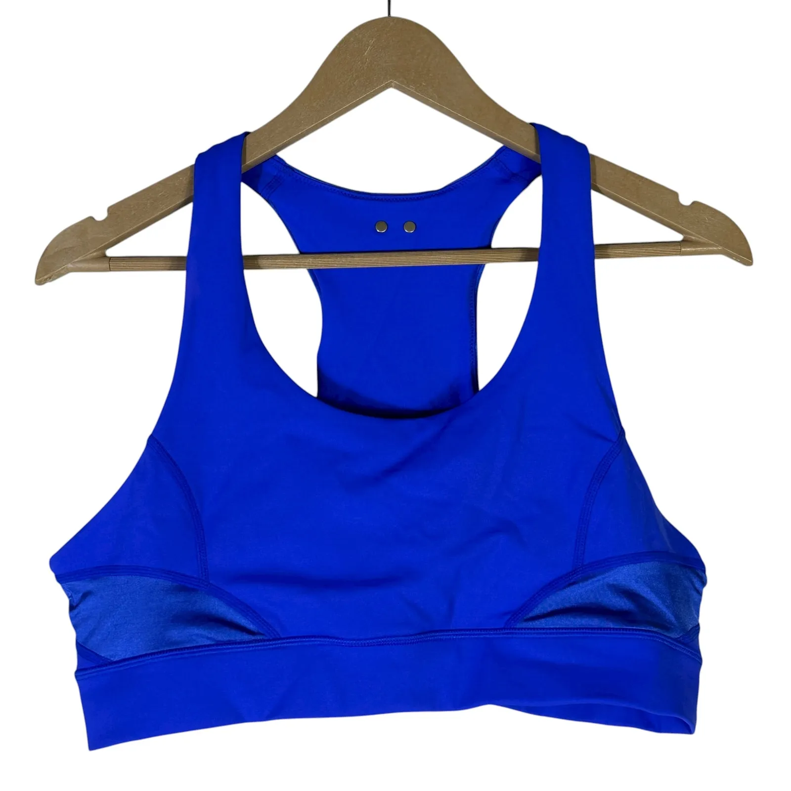 Alala Vamp Sports Bra Womens M Blue Racerback Stretch Athleisure Gym Lightweight - Image 3