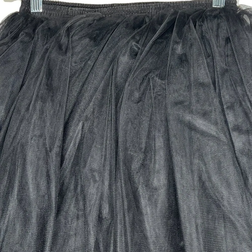 Black Long‎ Tutu Skirt Size XS - Image 3