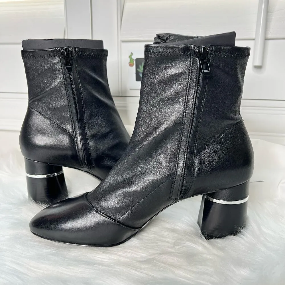 New Women’s 3.1 Phillip Lim Leather Ankle Boots Size 9.5 (40EU) - Image 4
