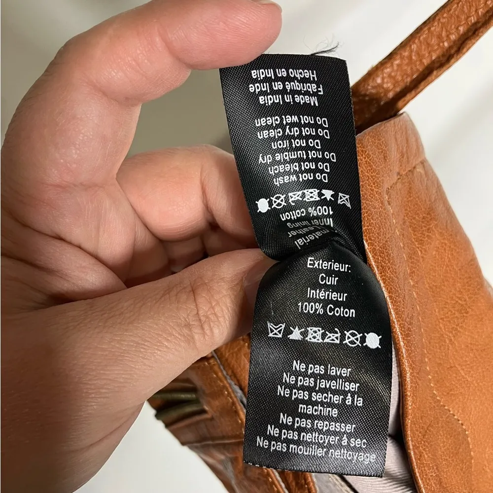 Anthropologie Day &‎ Mood pine crossbody genuine leather bag Brown - Image 10