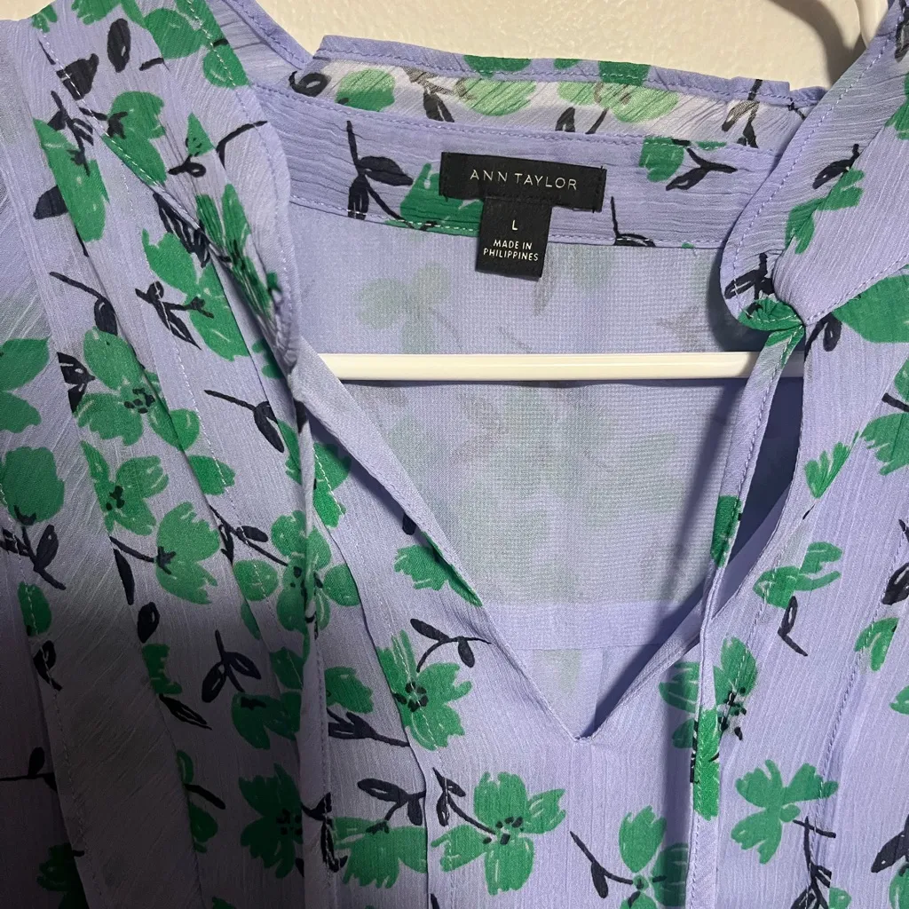 Ann Taylor Floral Blouse - Image 2