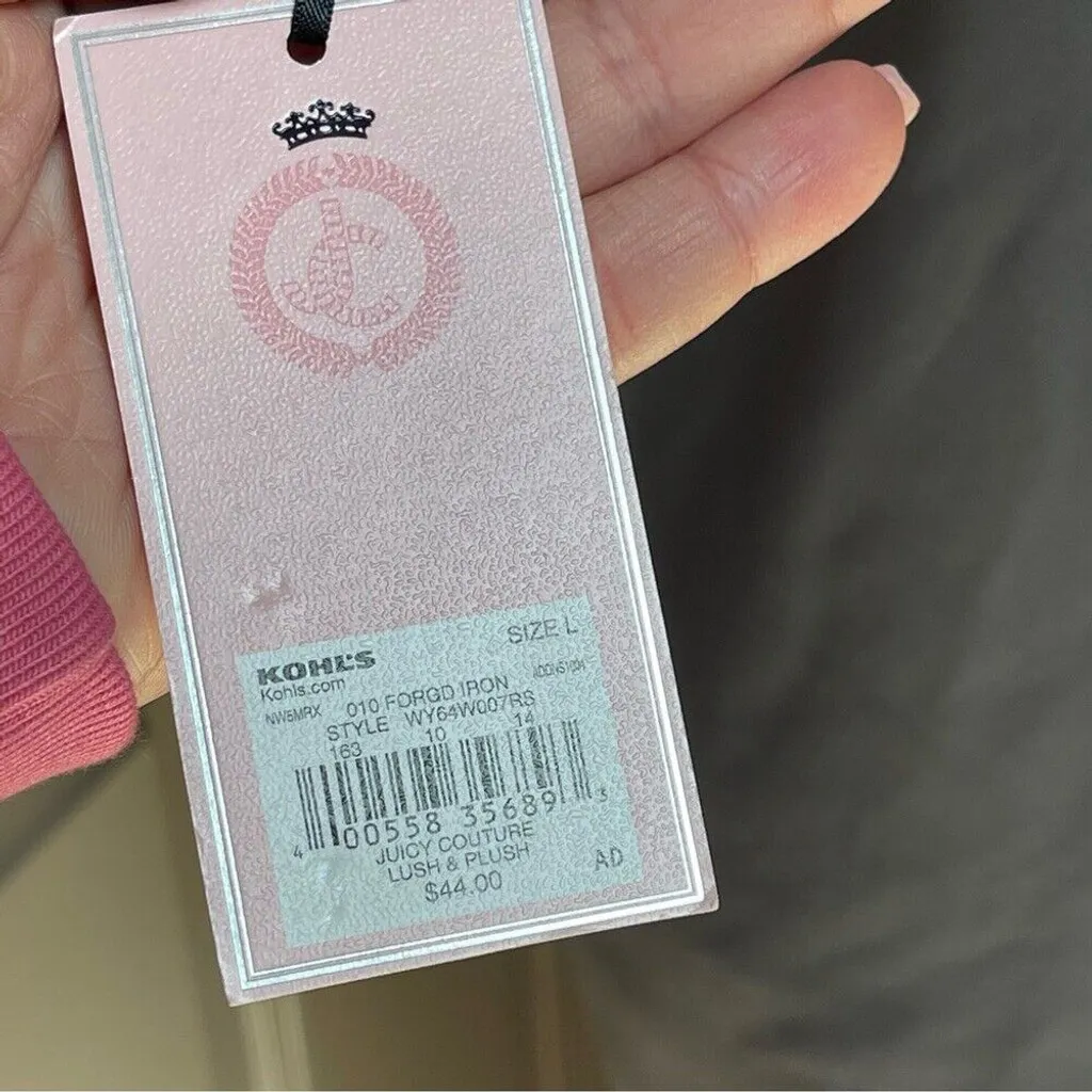 Juicy Couture Gray Shoulders Cut outs V-Neck Top with rhinestones Sz L - Image 12