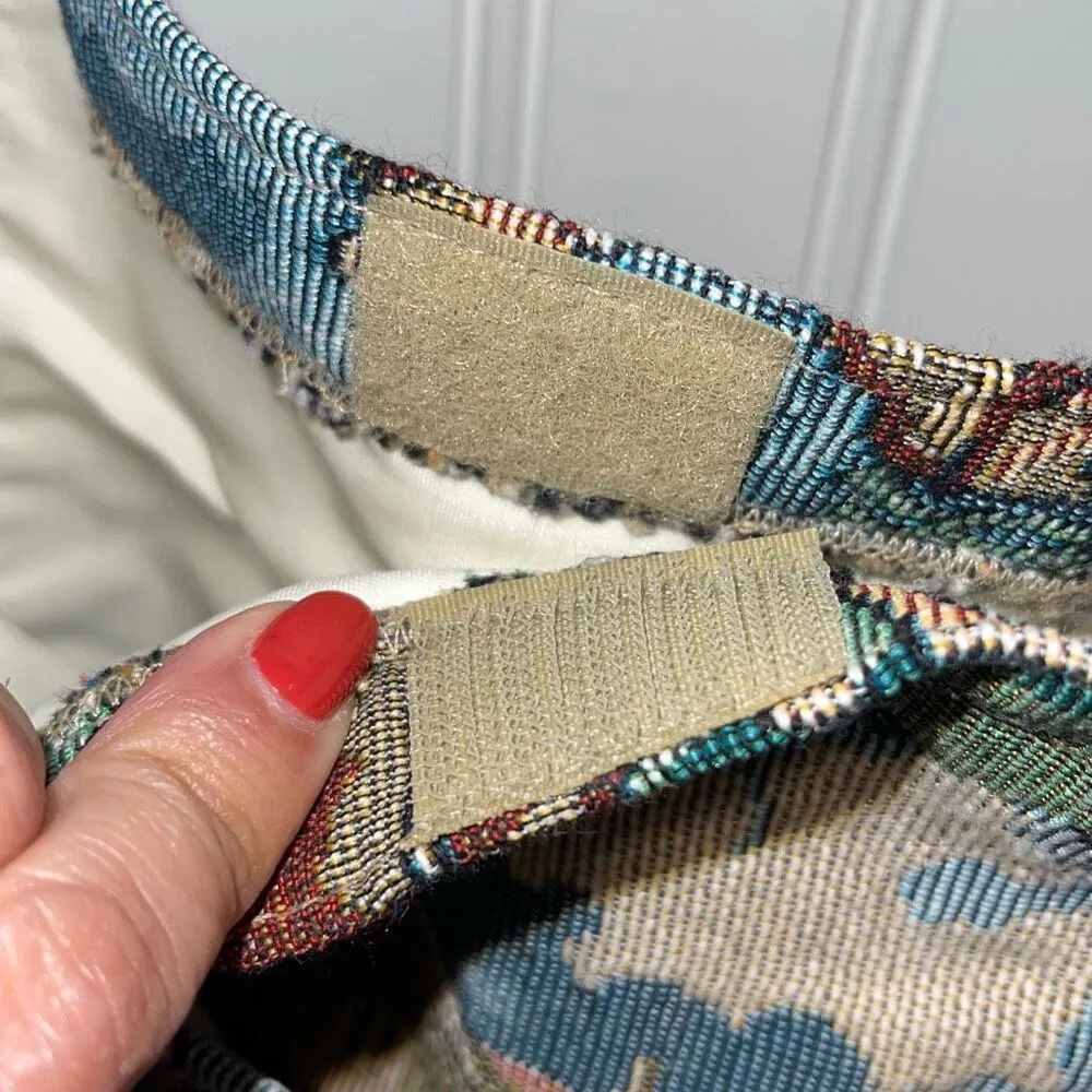 Designs by Dee Dee Womens Playing Golf Print Tapestry Tote Bag Green Tan Small N - Image 5