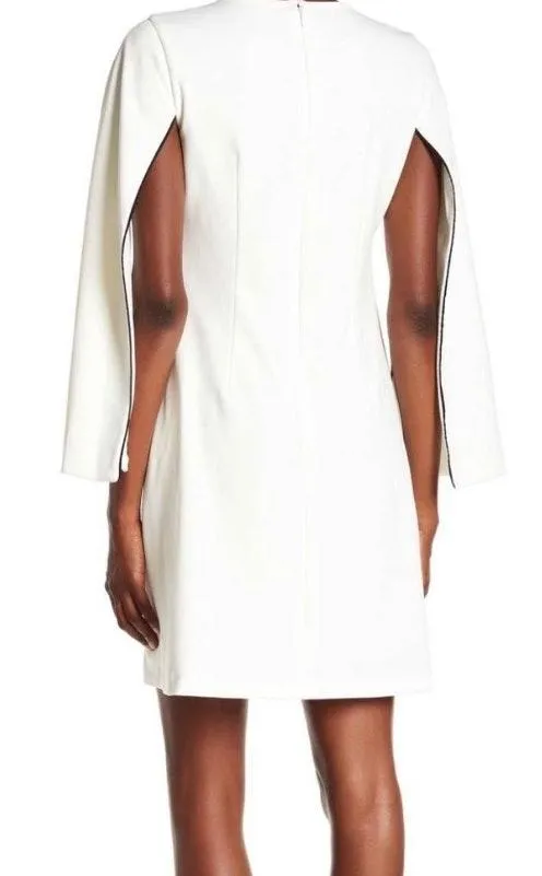 Donna Morgan Long Sleeve Crepe Dress - Image 2