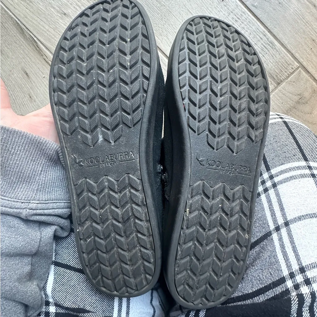 Koolaburra Black Winter Boots for Women Size 10 - Image 7