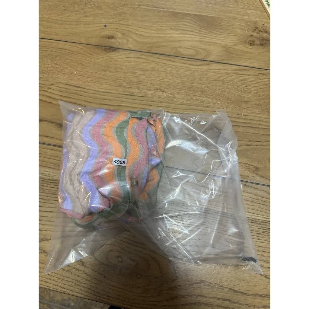 Asos Design Colorful Button Up Shirt Womens Sz 2XL To Fit‎ Chest Viscose Preppy - Image 15