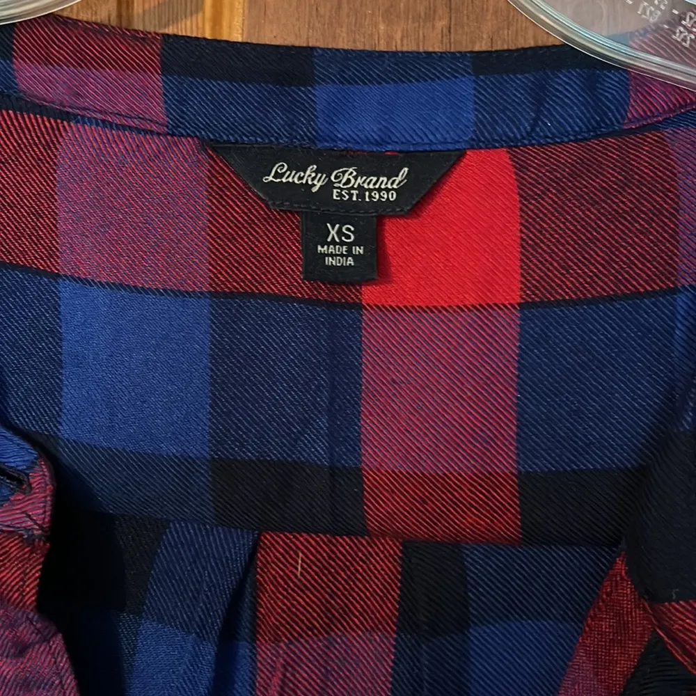 Lucky Brand Plaid Shirt Dress - Image 2