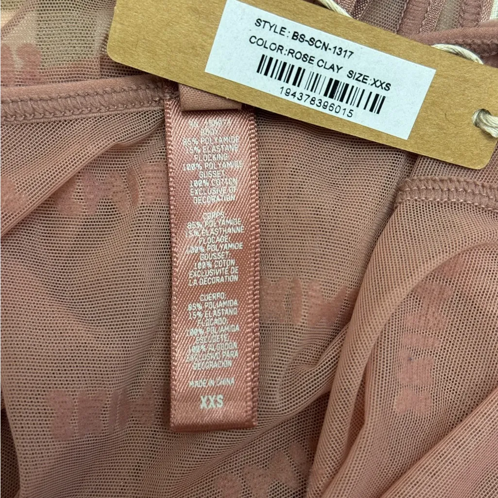 NWT Skims Logo Print Mesh Low Back
Bodysuit XXS - Image 5