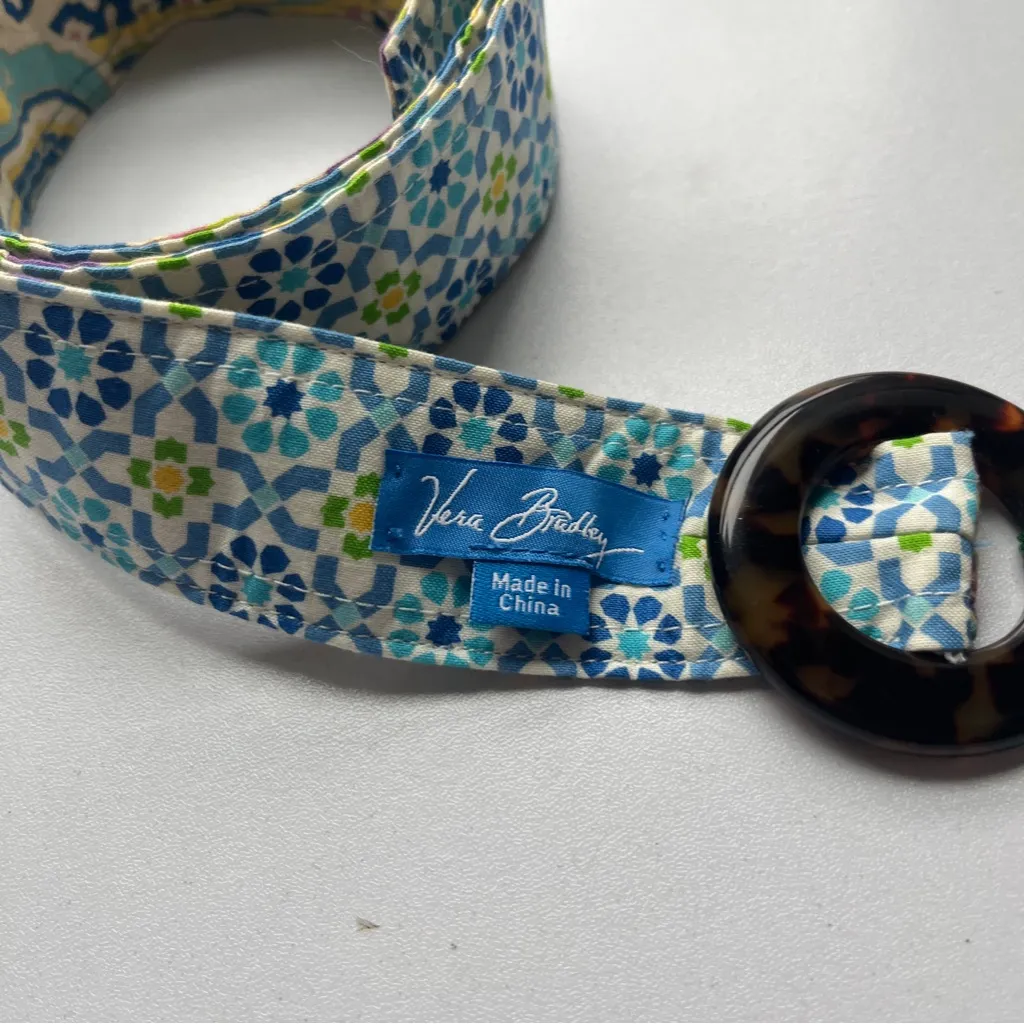 Vera Bradley Multicolor Belt with Dark Buckle - Image 4