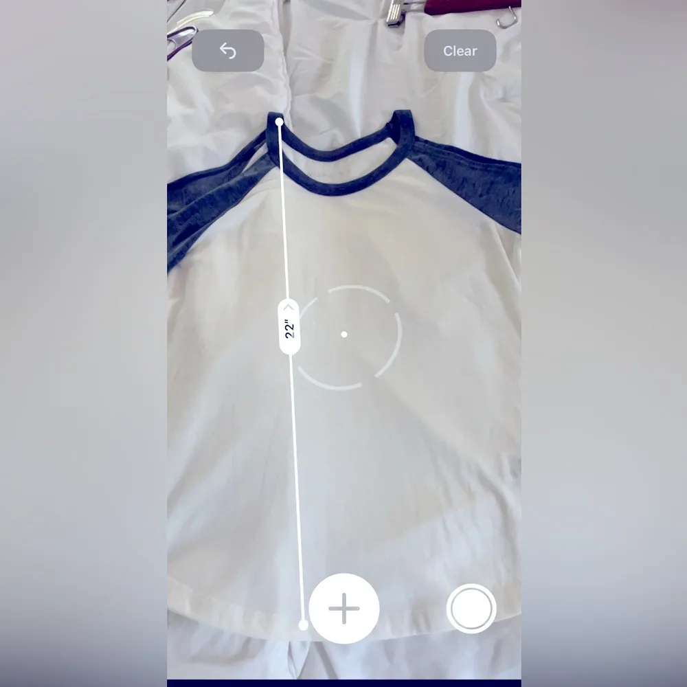 Cold-Shoulder Baseball T-Shirts Womens X-Small
White Navy Graphic T-Shirt top - Image 9