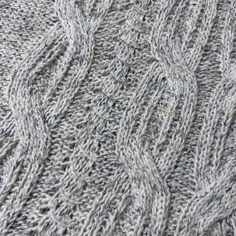 Lane Bryant Chunky Knit Cowl Neck Fringed Poncho Sweater size 14/20; XL - Image 3