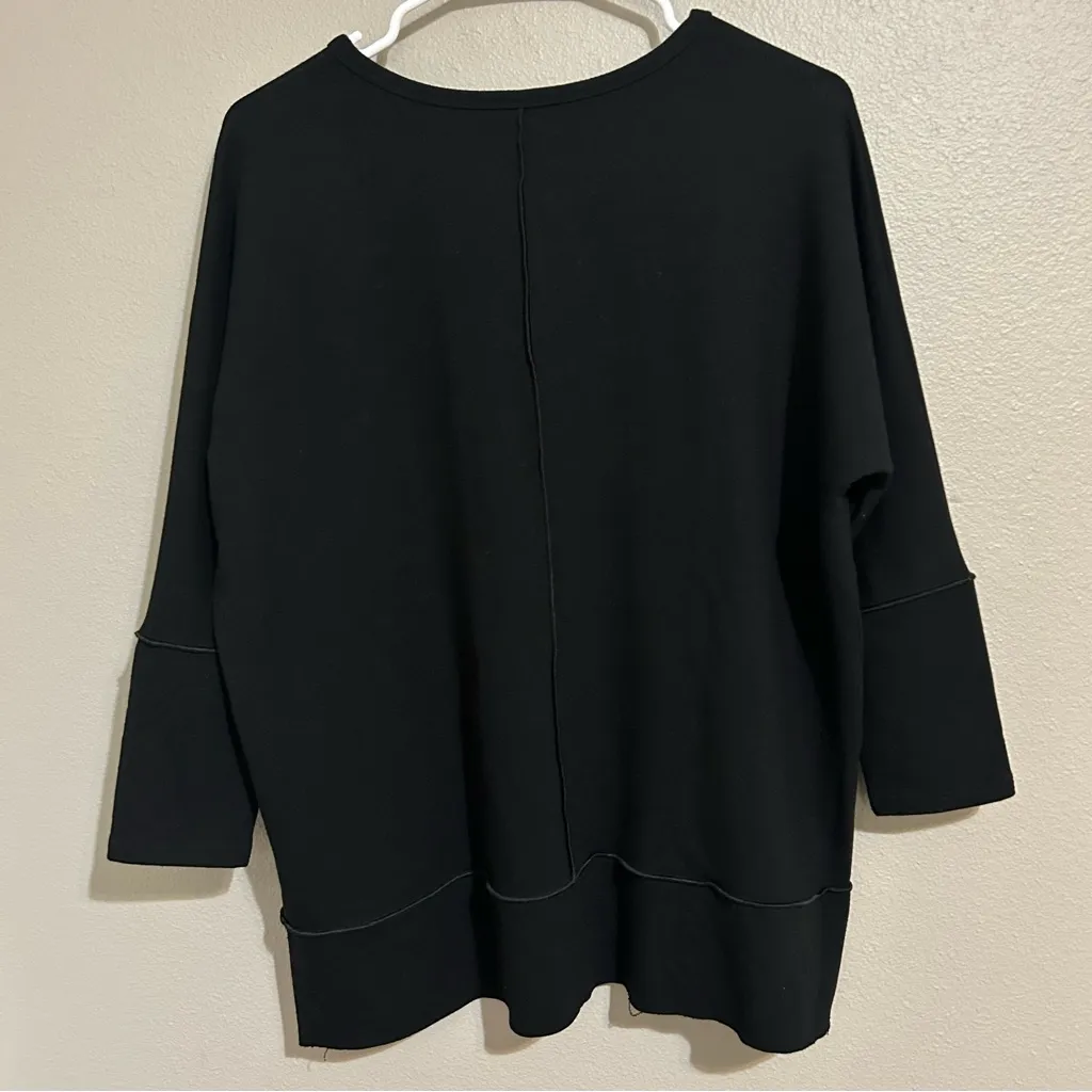 SPANX Perfect Length Black Dolman Sleeve Sweatshirt Top Women’s size small - Image 8