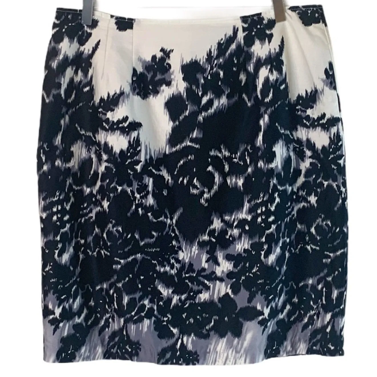 Worthington Knee Length Cream Black Gray Pencil Skirt Women's Plus Size 16 - Image 13