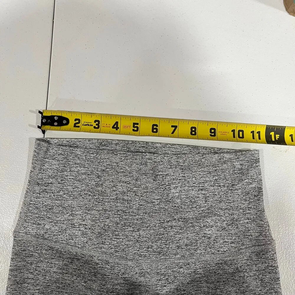 Albion Fit INTENTION LEGGINGS 7/8, HEATHER GREY WOMENS Size XS High Rise - Image 6