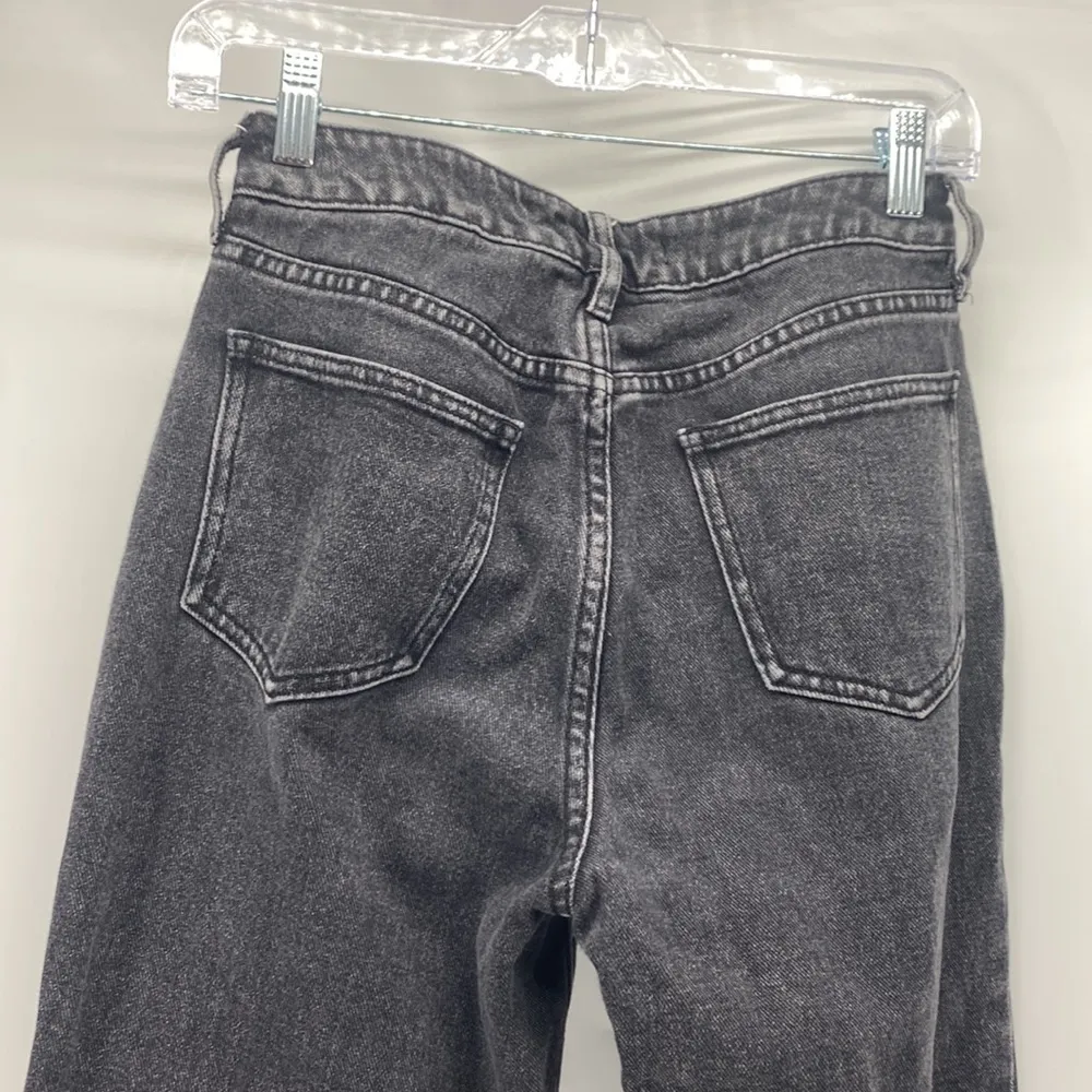 PacSun mom jean high waisted black gray straight leg school every day casual - Image 4