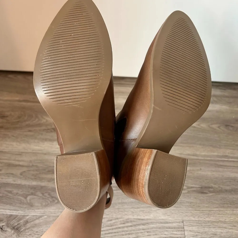 Anthropologie Nisolo Brown Leather Ankle Chelsea Heel Boot Size 8 NWOT - Image 10