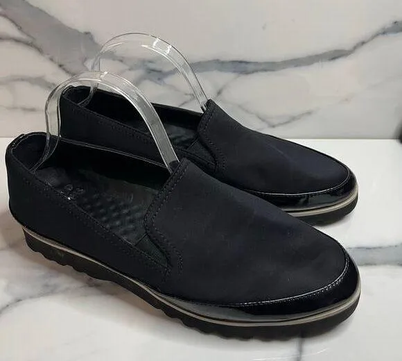 Donald Pliner | Classic Women's Black Platform Slip-On Comfort Loafers Sz 11 - Image 1