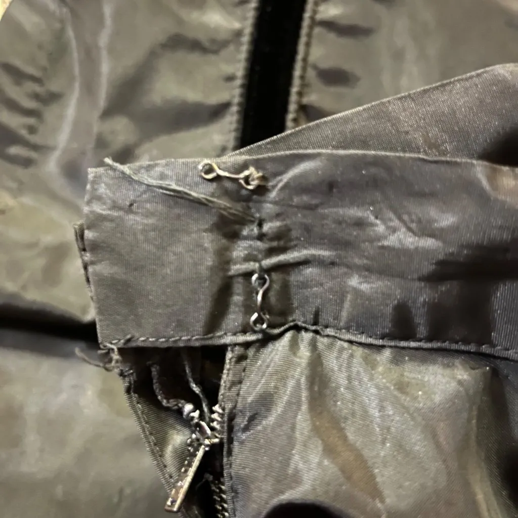 Vintage Smart Set Midi Party Skirt Women’s XS/S? Black Used Repair Needed - Image 7