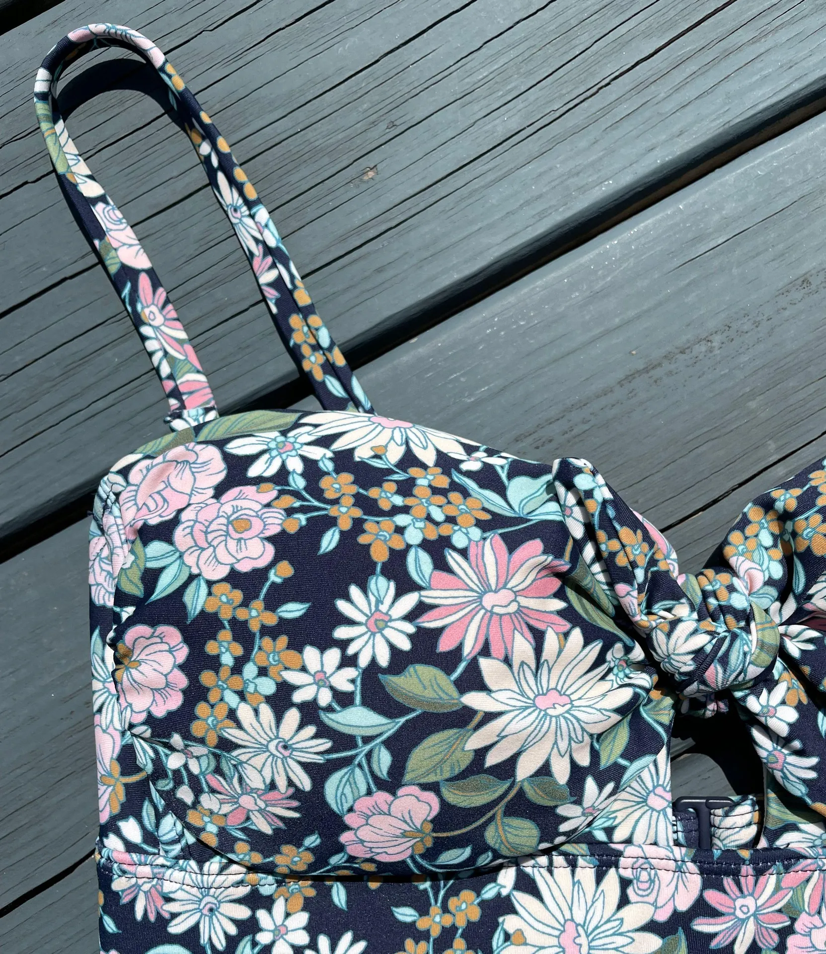 Multi-Colored Floral Bikini Top from Target - Image 4