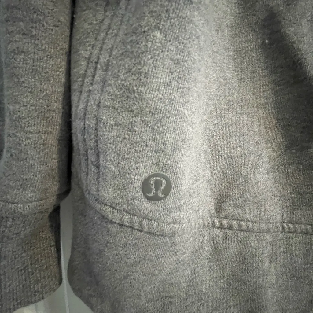 Lululemon Athletica Heather Gray Zip-Up Jacket - Image 4