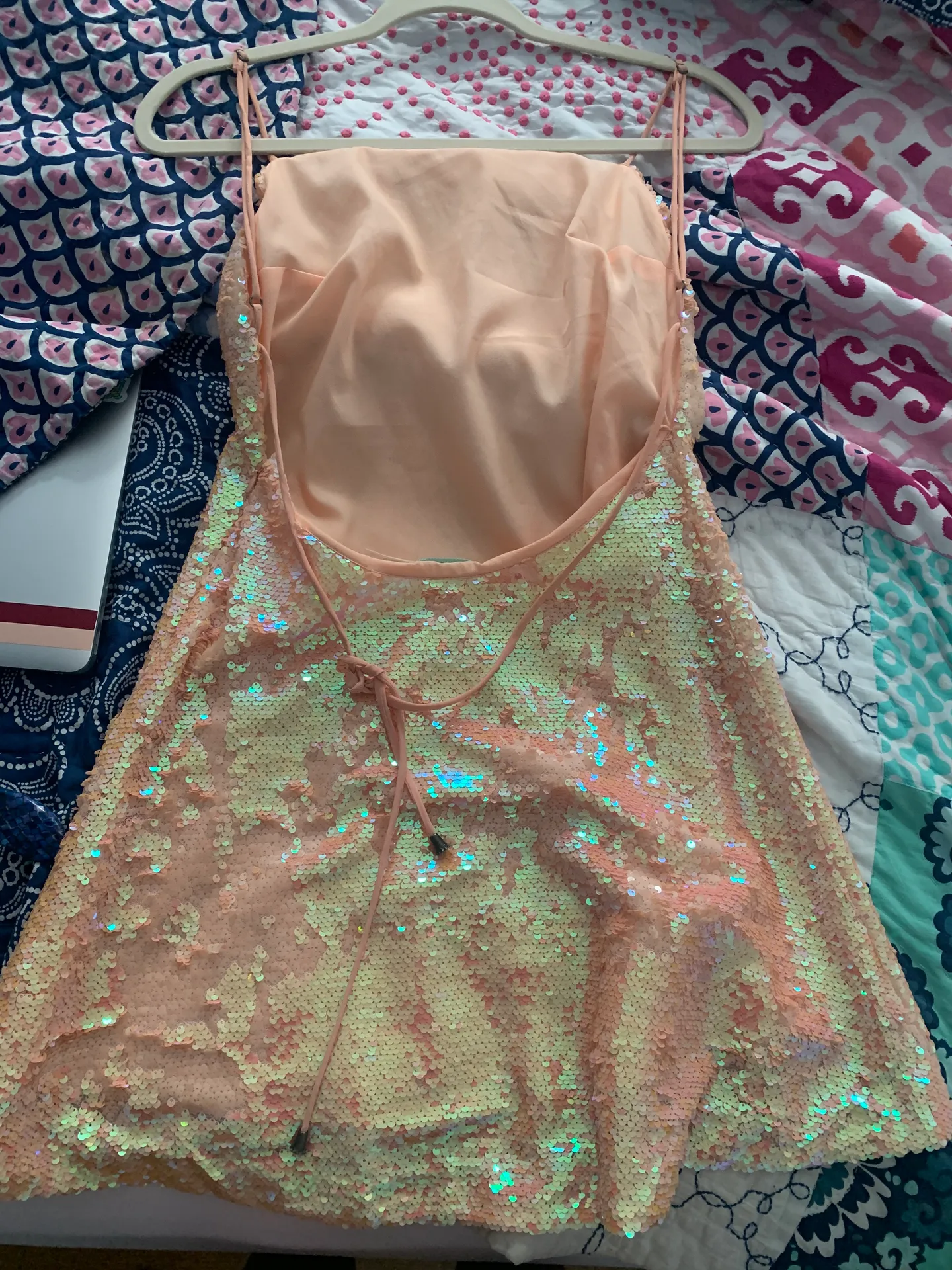 Pink Sequin Dress - Image 2