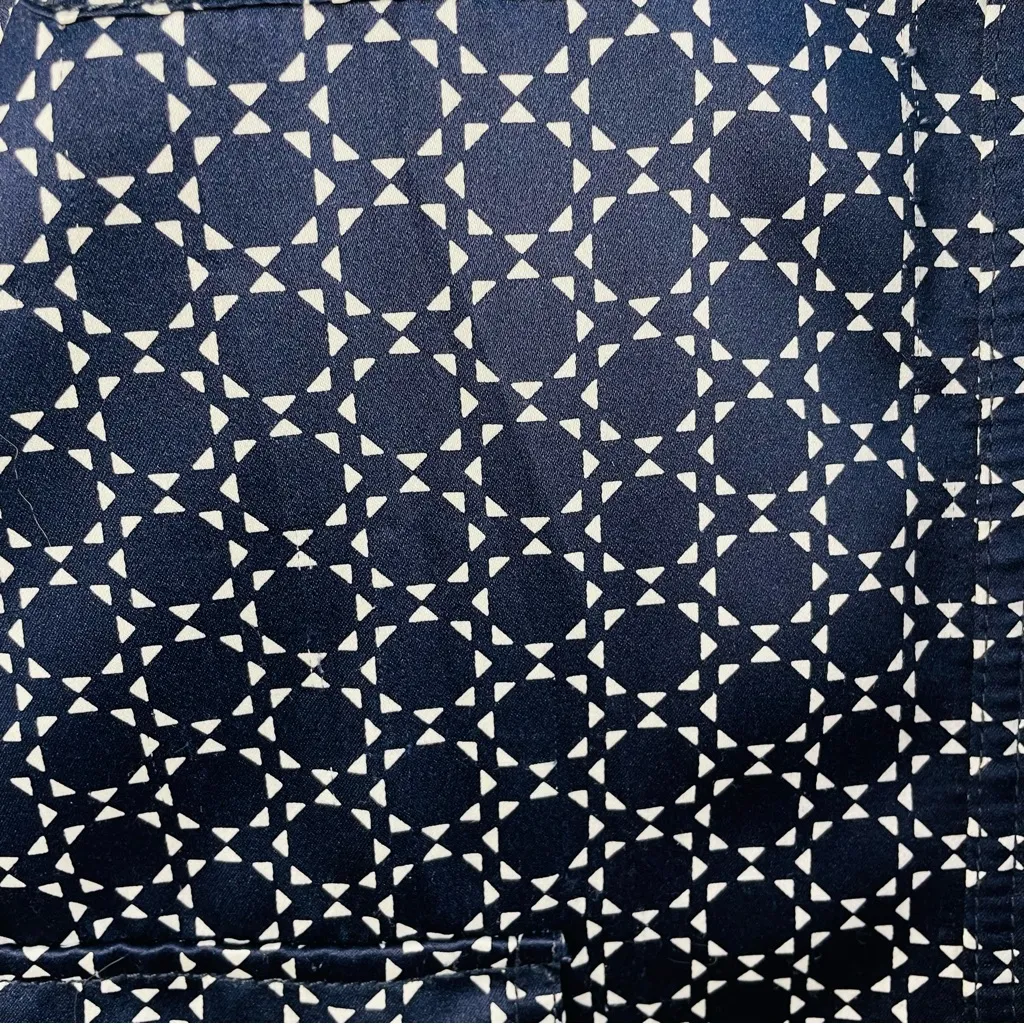 Bianca Nygard Weekend Women's Windbreaker Raincoat Jacket Funnel Collar 16 Navy Blue - Image 3