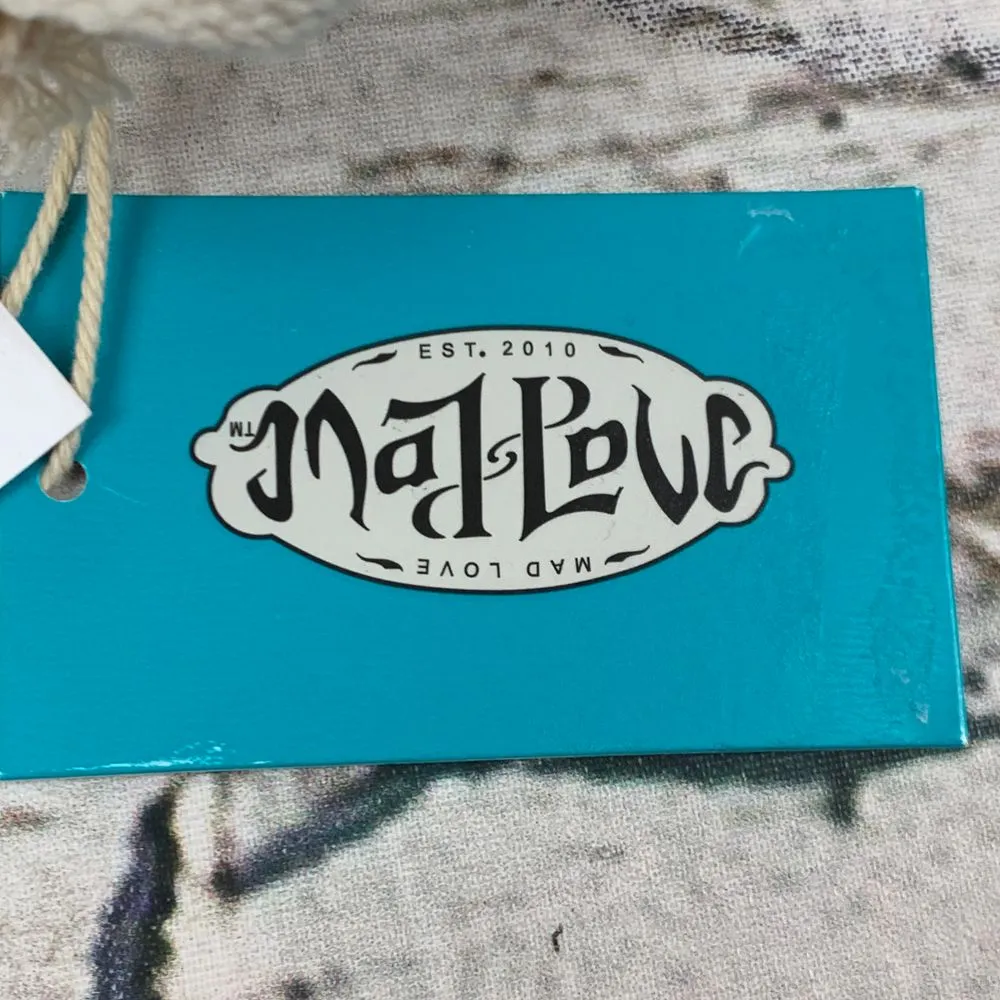 Mad Love American Flag Mini Backpack Patriotic Stars Stripes Red White Blue NWT - Image 6