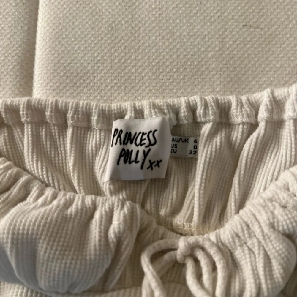 PRINCESS POLLY white cropped top - Image 4