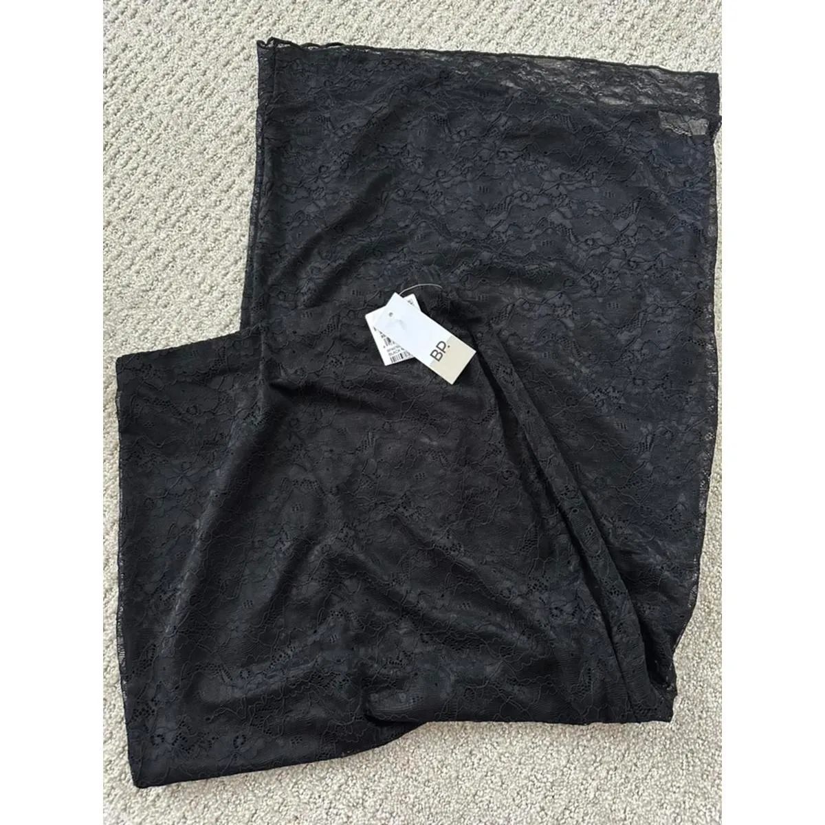 BP Floral Lace Maxi Skirt XX-Small BLACK NIGHT NWT XXS - Image 4