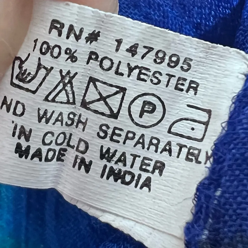 Bijoux Nouveau Tie Dye Print Cover Up V - Image 9