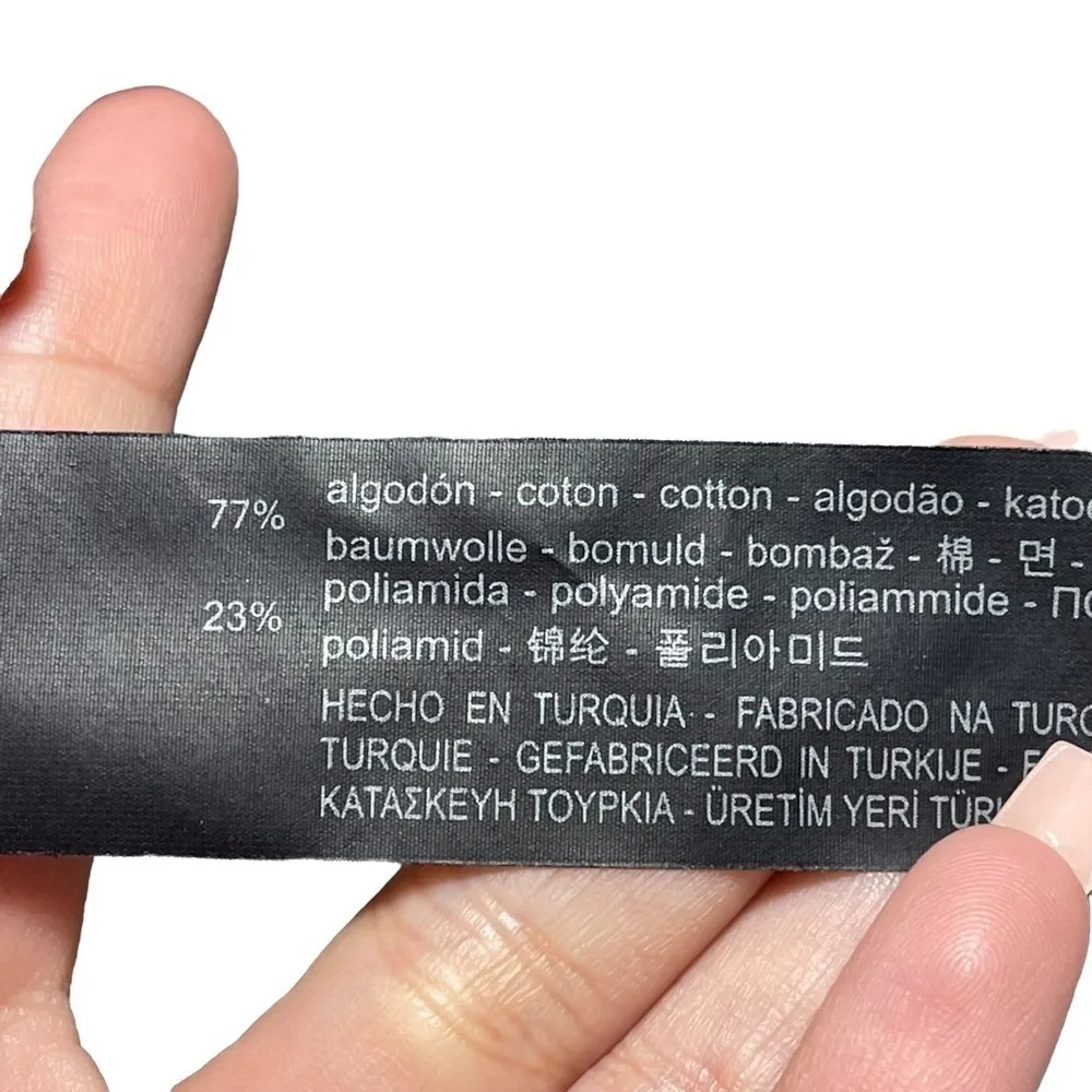 Zara Knit Thin Striped Sleeveless Cropped Halter Top S - Image 8