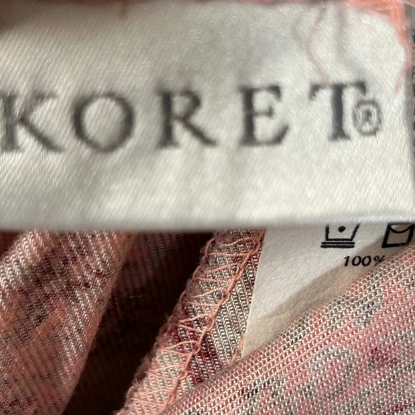 Koret Women's Size 14 Pink Paisley Print Maxi Skirt 100% Rayon Twill - Image 3