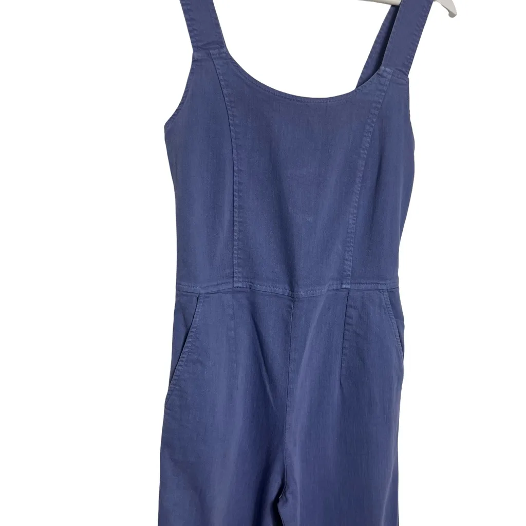 Enza Costa Denim Jumpsuit Blue Size 2 - Image 3