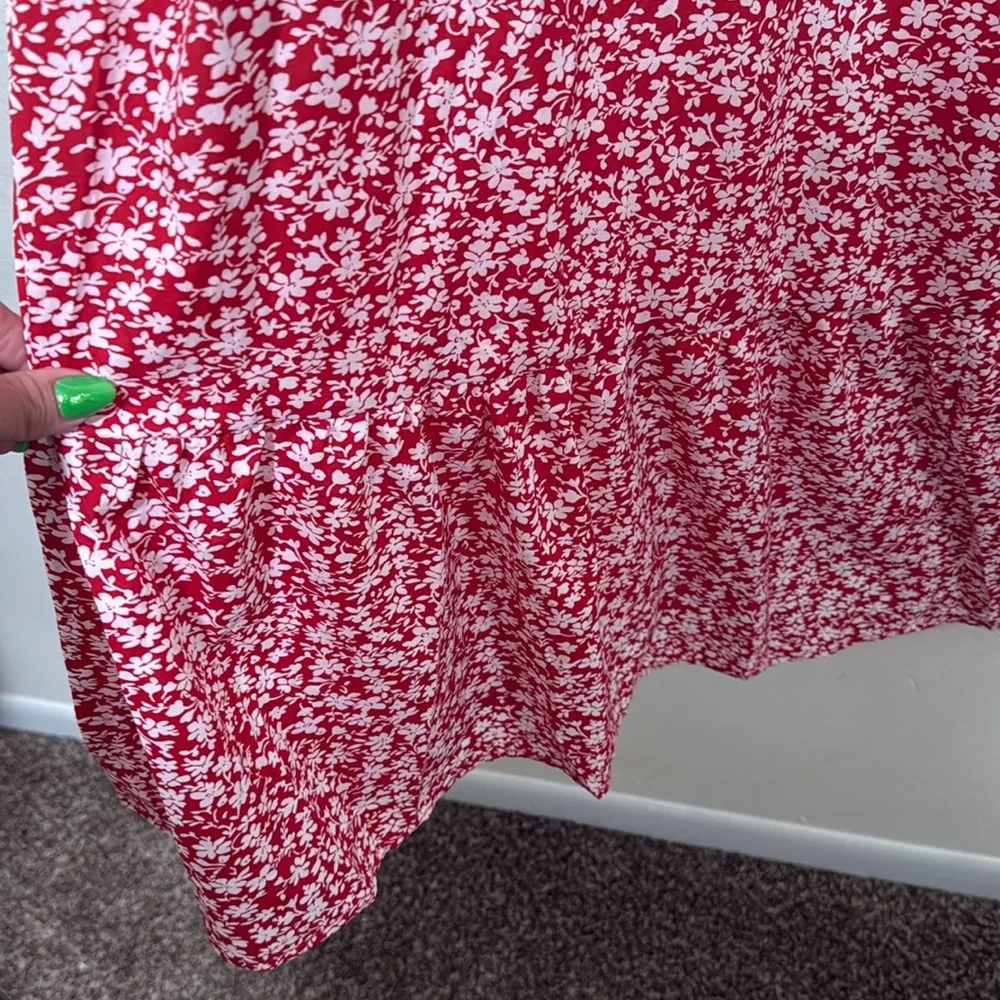 NWT red floral maxi dress plus size 3X - Image 6