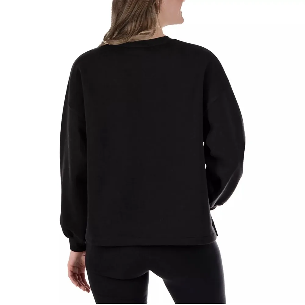 State Of Mine Sparkle Tinsel Merry Everything Sweatshirt W1421 Sz L - Image 4