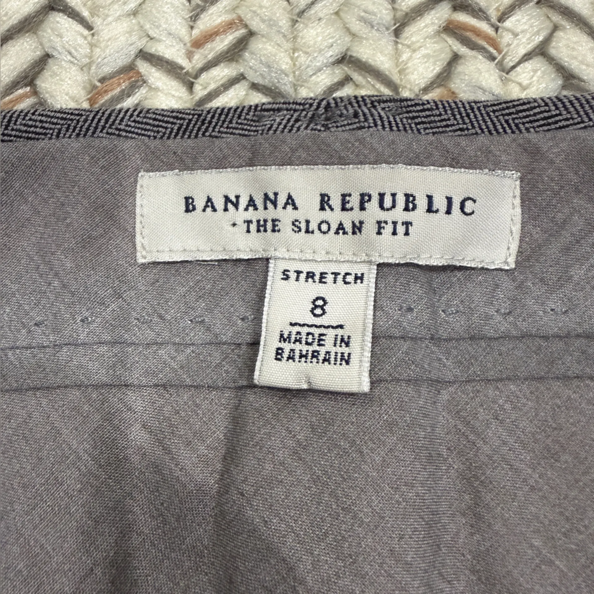 Banana Republic Grey "The Sloan Fit" Straight Leg Dress Pants - Image 6