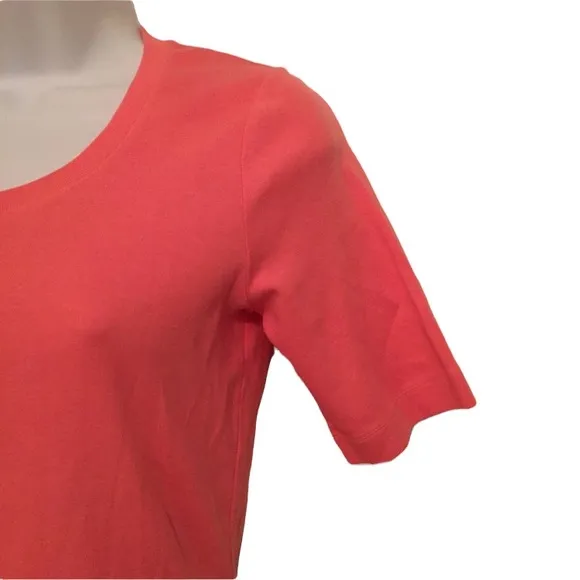 Escada‎ Sport Coral Tee Shirt Size S Pink - Image 4