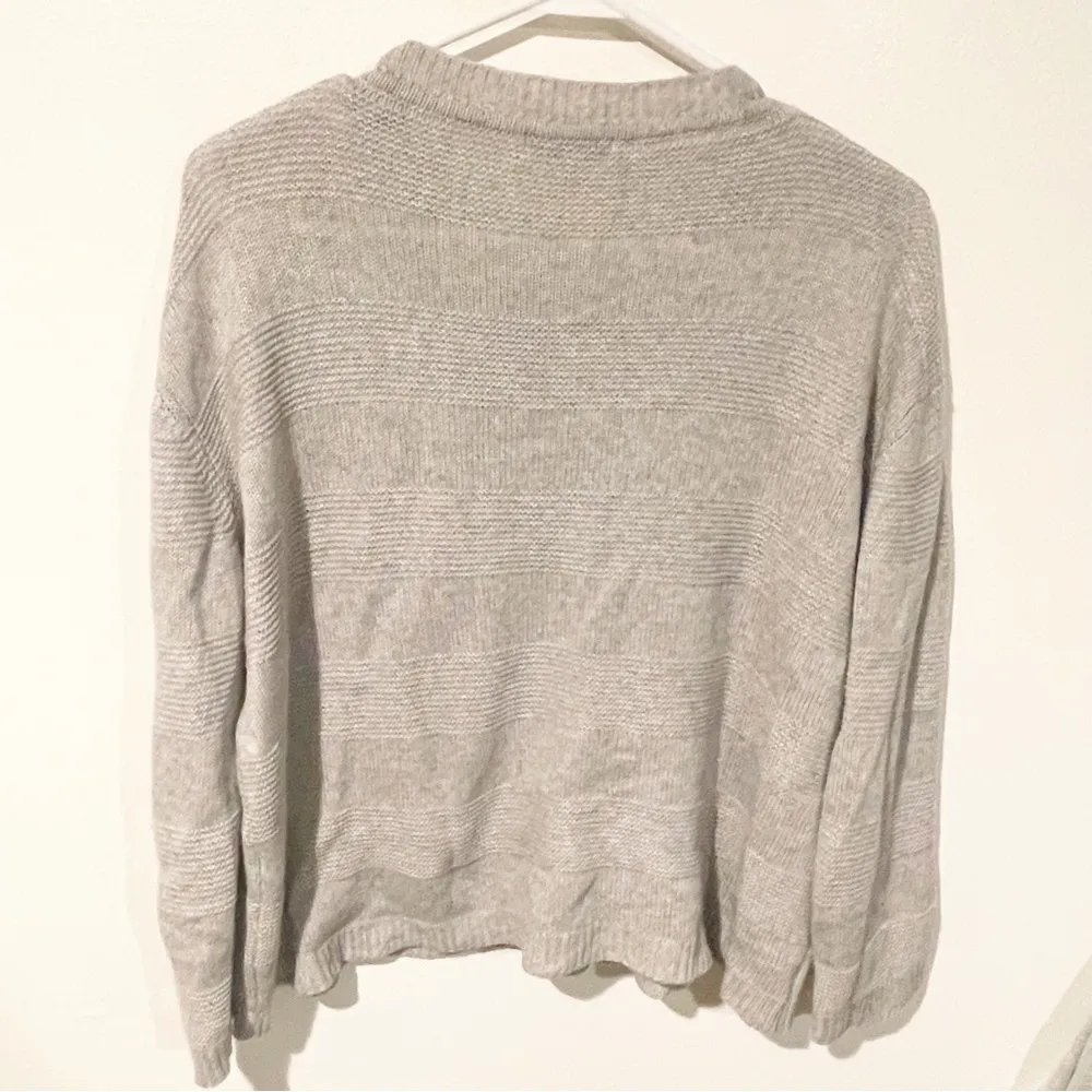 Bartolini Size Medium Grey Cashmere Blend Knit Sweater Pullover Made In Italy - Image 5