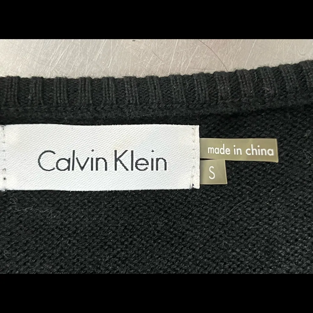 Calvin Klein Black and White Dress - Small - EUC - Image 4