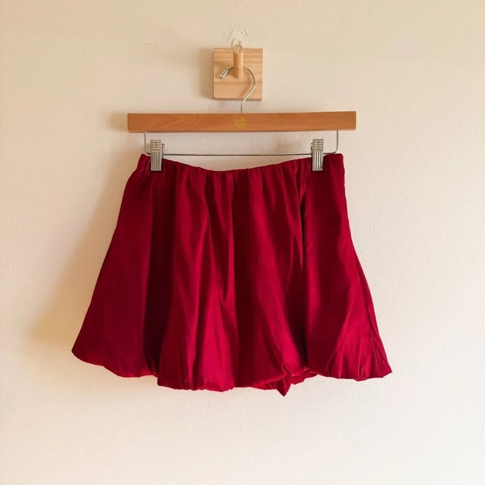 New Abercrombie & Fitch Mid Rise Bubble Hem Mini Skort Size XXS - Image 5