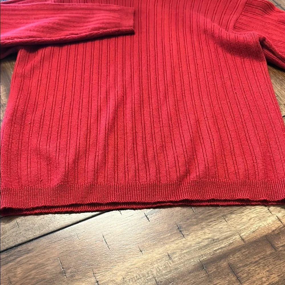 Charter Club Classic Red Knit Sweater - Image 5