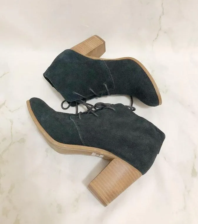 Toms Lunata Lace Up Suede Bootie - Image 6