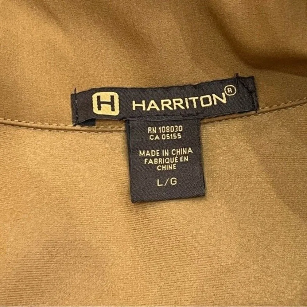 Harriton Grandmas Marathon Jacket Size Large Brown - Image 12