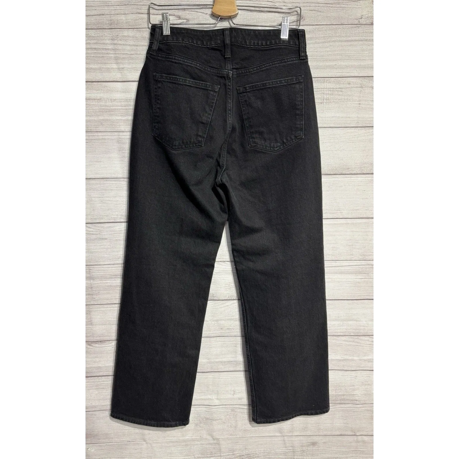 NWT Abercrombie & Fitch Womens CURVE LOVE High Rise Jeans Black sz 28 - Image 2