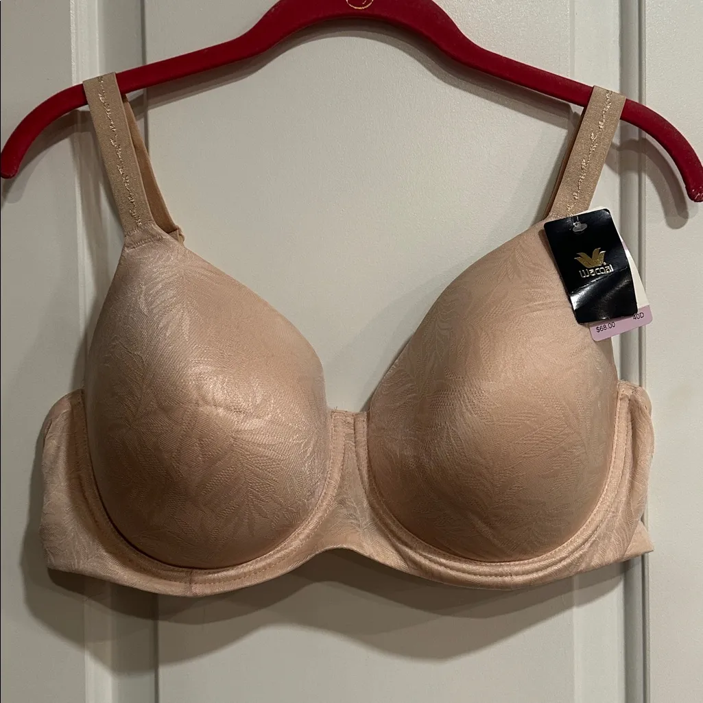 Wacoal Inside Edit T-Shirt Bra NEW 853307 Beige 40D Underwire - Image 2